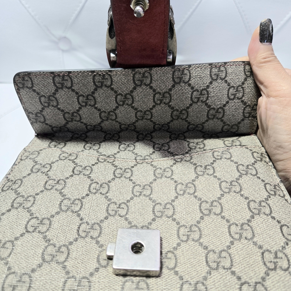 Gucci Beige and Red Mini Women's Bag - Picture 7 of 10